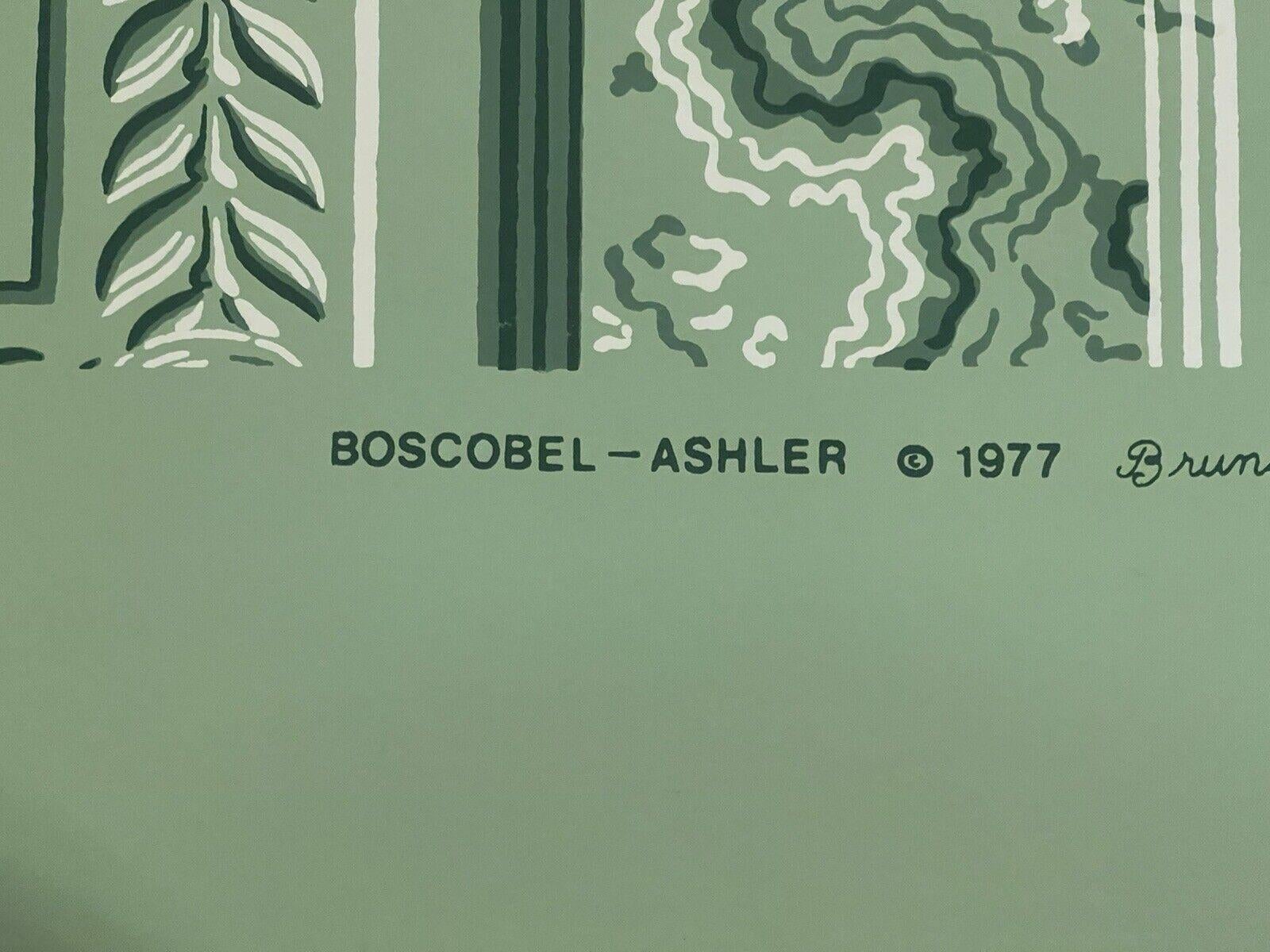 Paper Brunschwig & Fils Boscobel Restoration Medford Inn 1804 Hand-Printed Wallpaper For Sale
