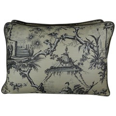 Brunschwig & Fils Chinoiserie Textile Pillows, Pair