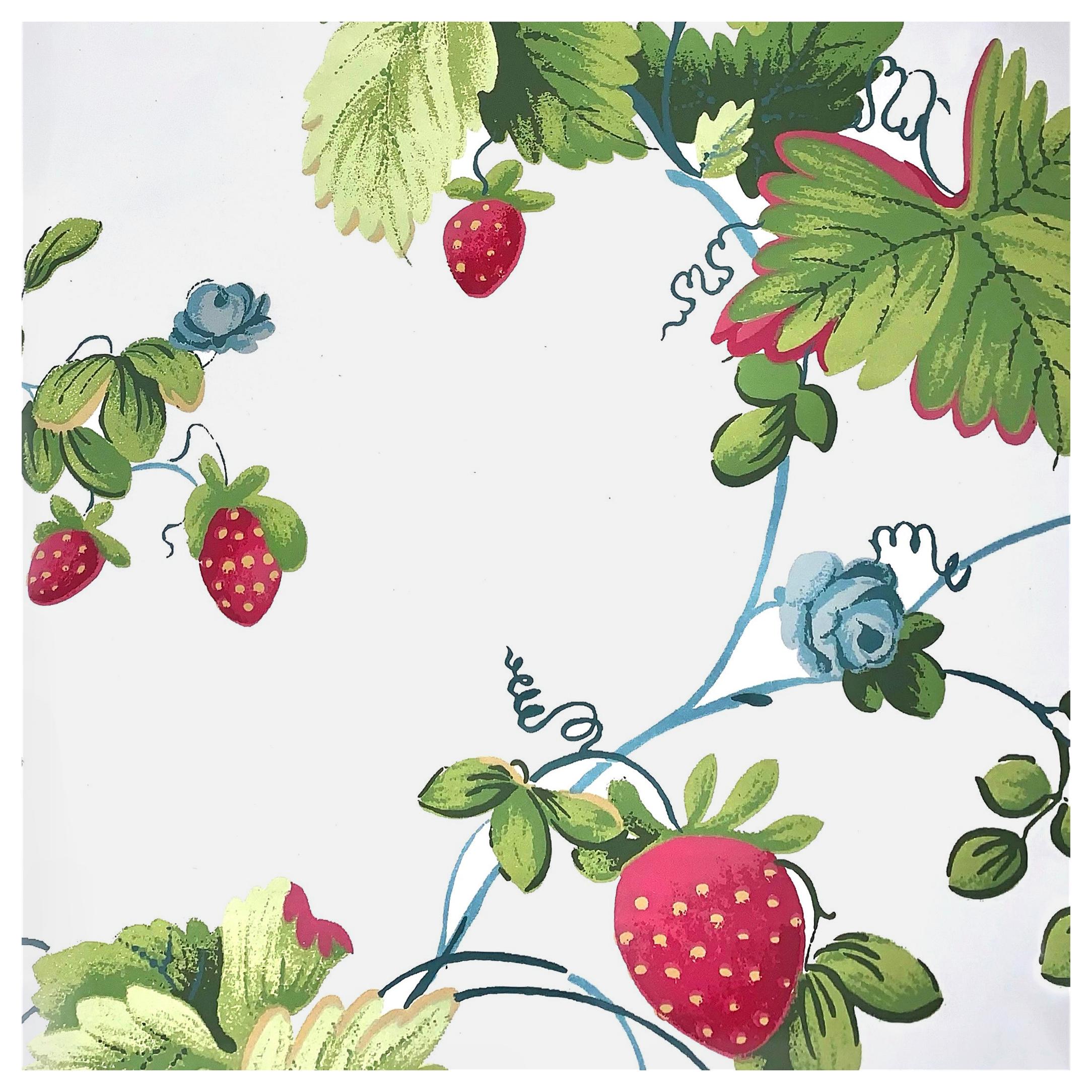 Brunschwig & Fils Historic Deerfield Massachusetts Berries A La Mode Wallpaper