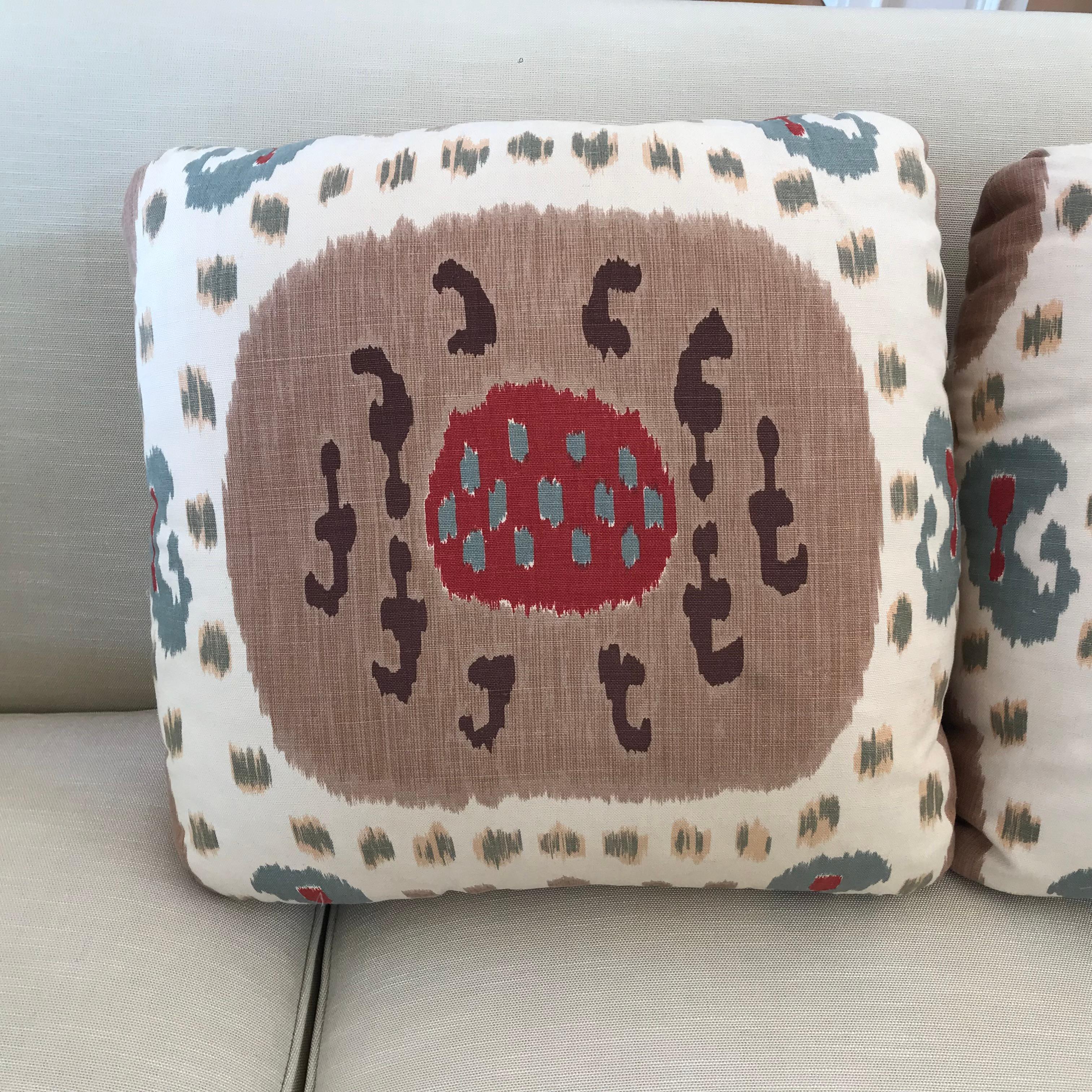 XXI secolo e contemporaneo Cuscini in piuma d'oca 'Samarkand' di Brunschwig & Fils - a apir in vendita