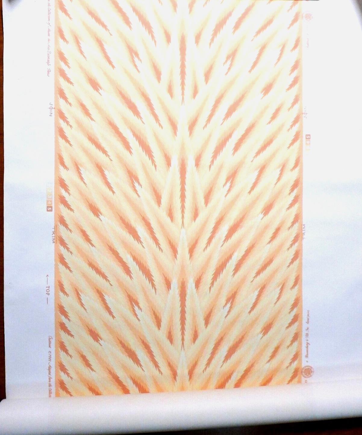 Brunschwig & Fils x Museo de Artes Decorativas, París, Papel pintado Cristaux, 1983 Moderno en venta