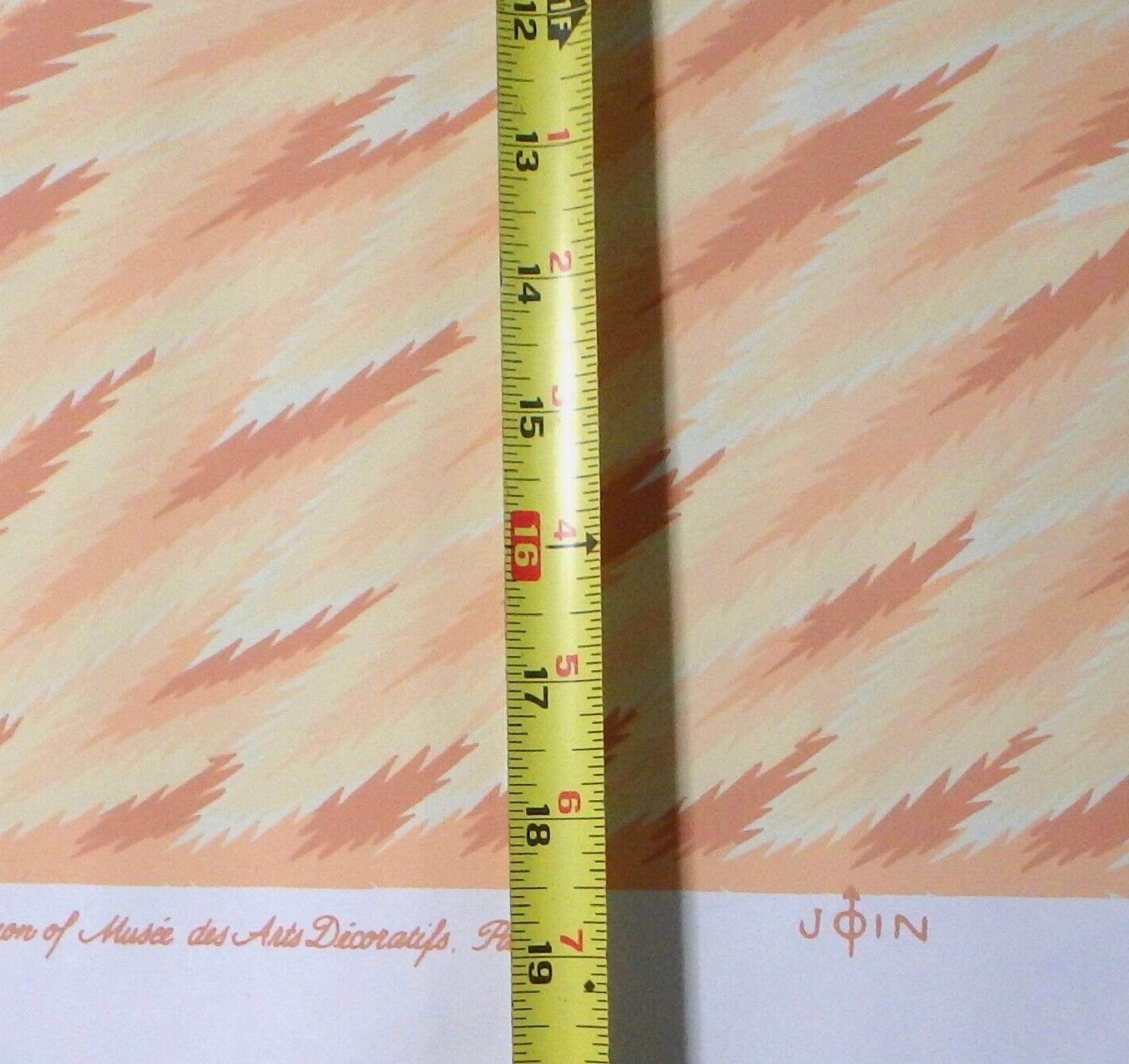 Brunschwig & Fils x Museo de Artes Decorativas, París, Papel pintado Cristaux, 1983 Francés en venta