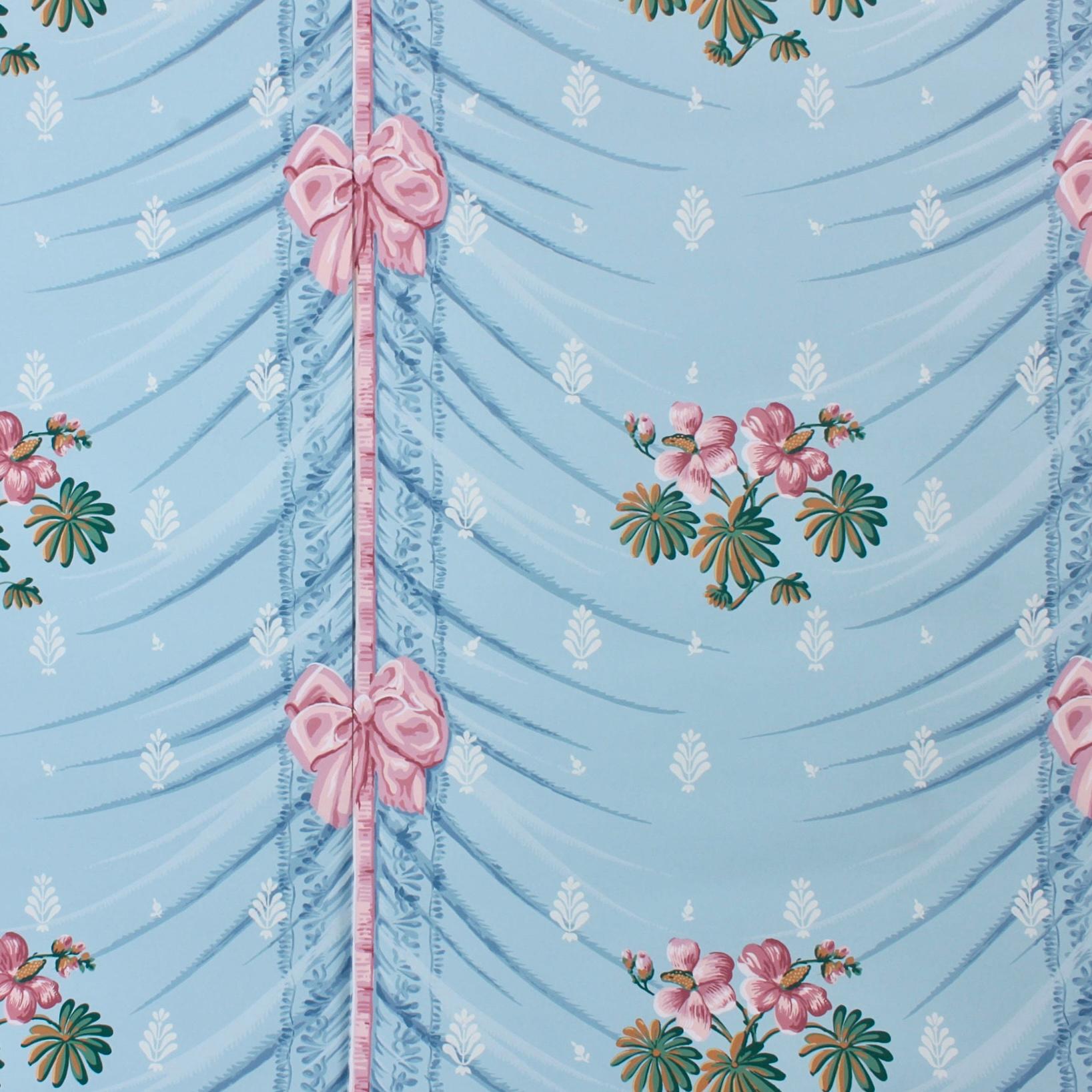 Brunschwig & Fils x Musée des Arts Décoratifs, Parigi, Carta da parati Marot, 1999. in vendita 2