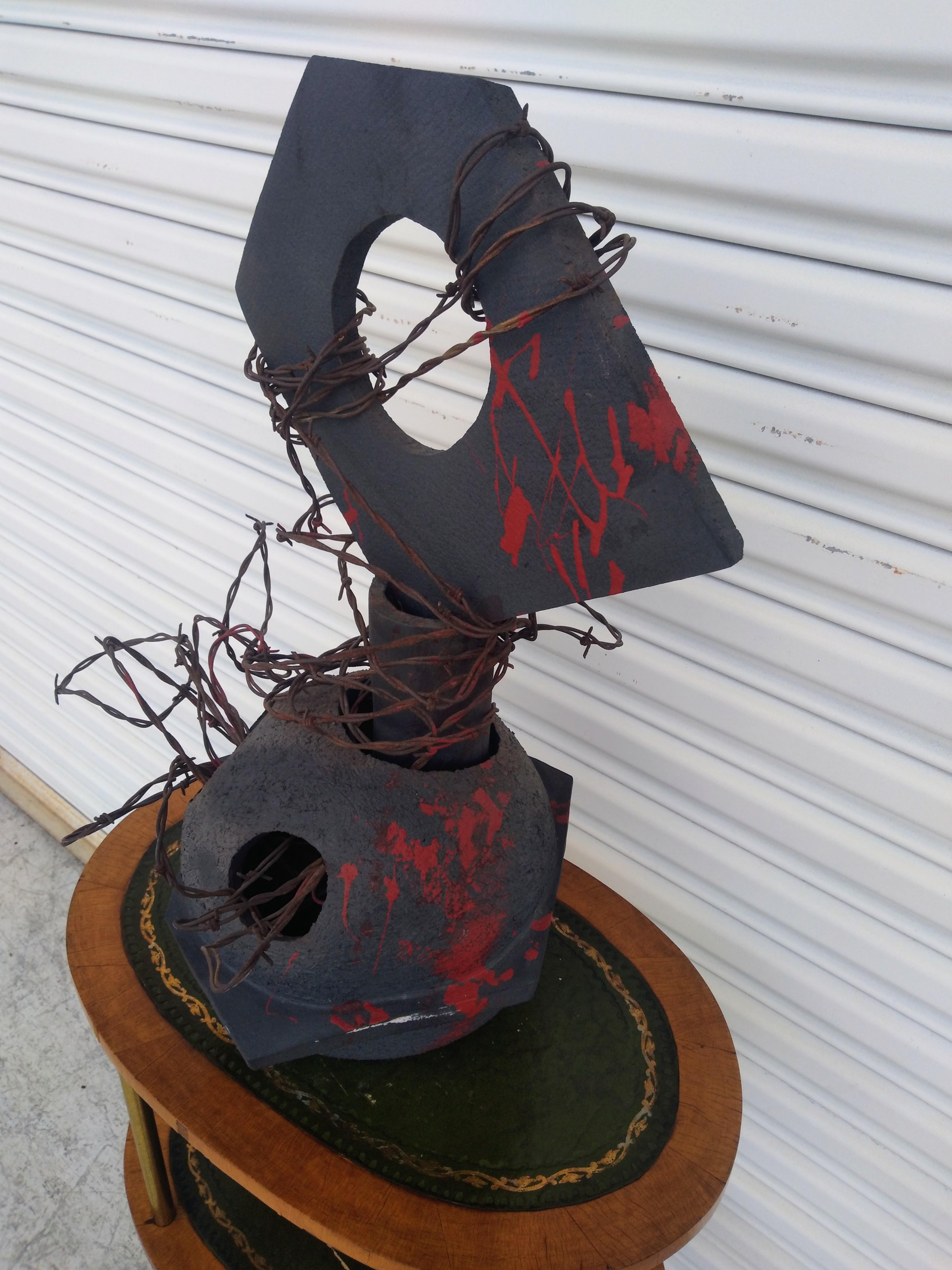 Bruny Graves Scultura astratta in Raku In condizioni buone in vendita a Pasadena, TX