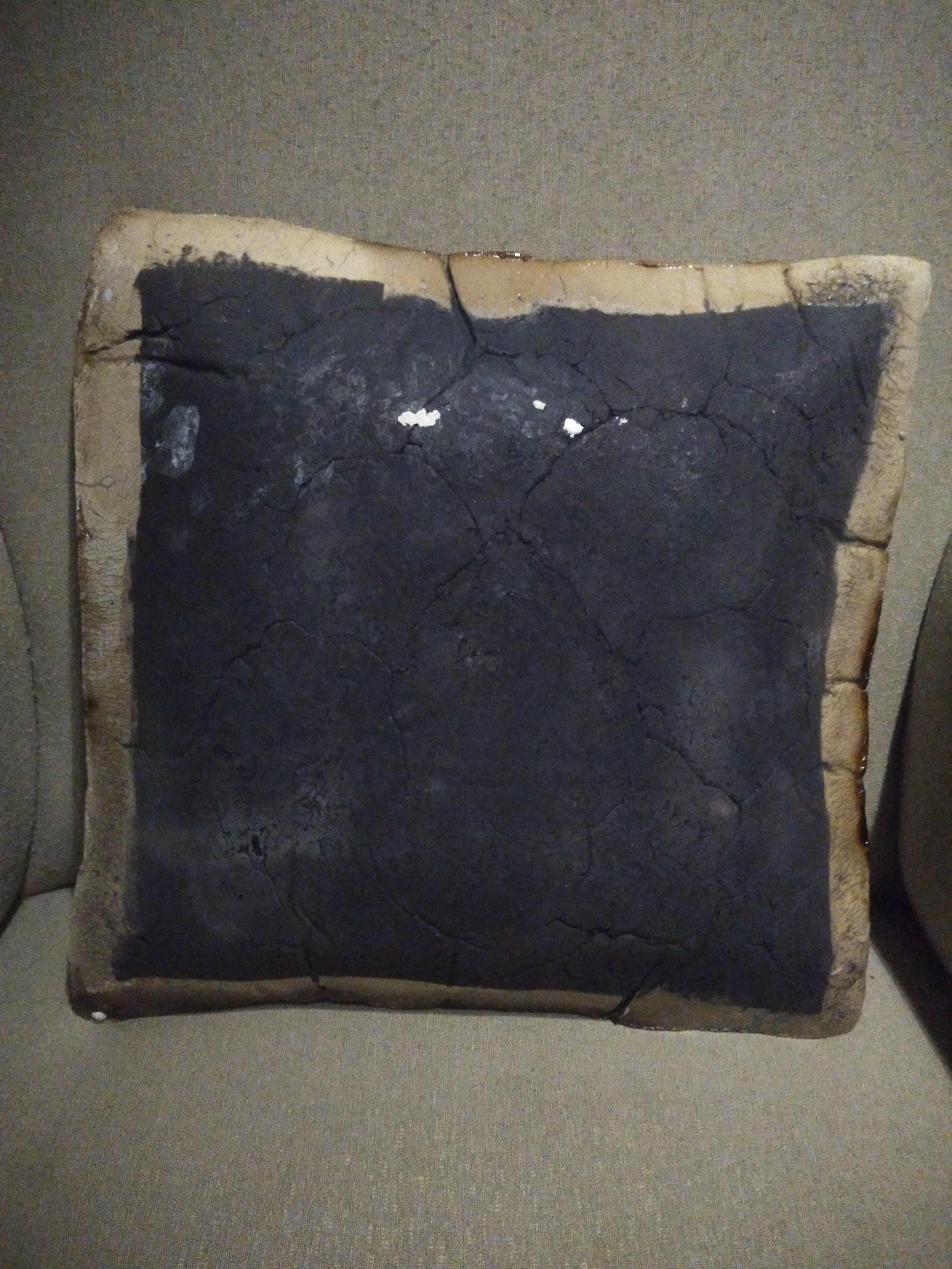 American Bruny Graves Raku Art Plate For Sale