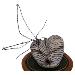 Bruny Graves „Thanks A Lot“ Raku-Skulptur