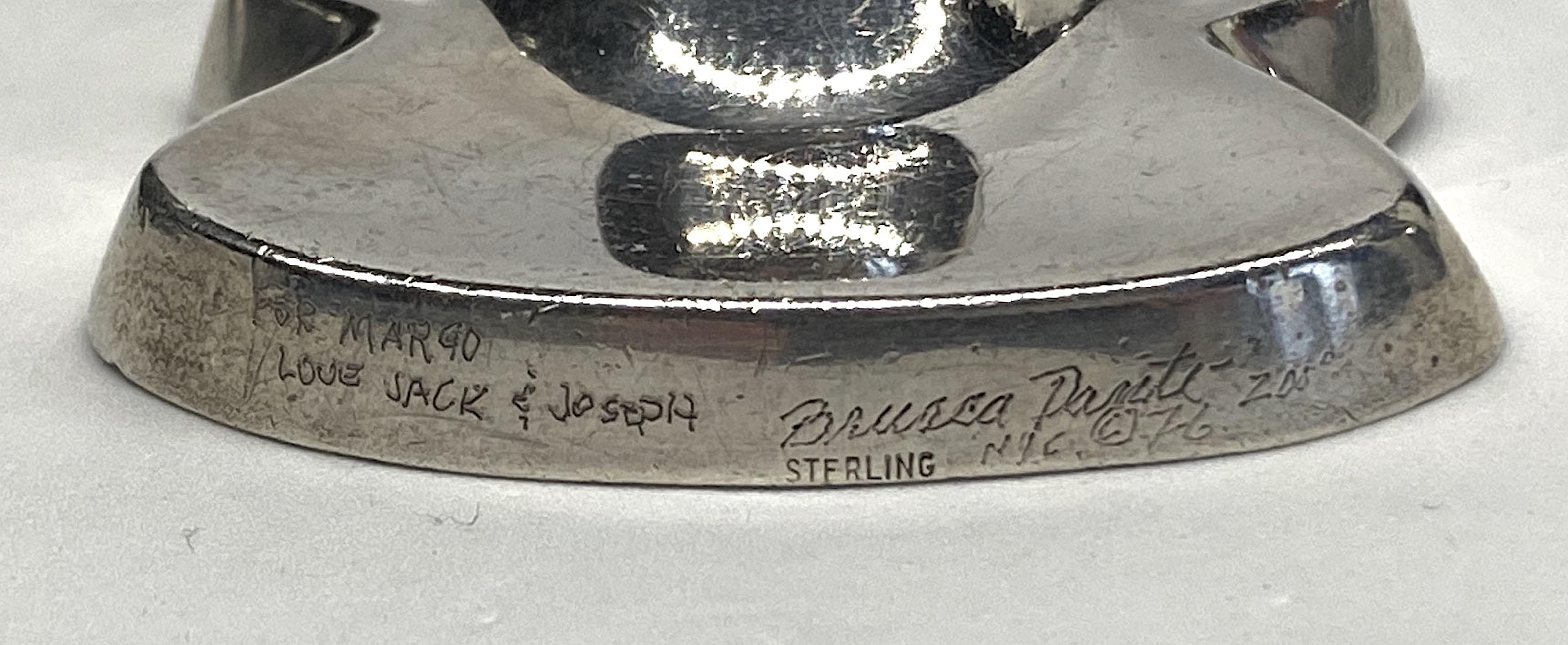 Brusca - Dante Sterling Silber Zoo Serie Gorilla Anhänger Halskette im Angebot 6