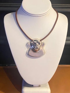 Brusca - Dante Sterling Silver Zoo Series Gorilla Pendant Necklace