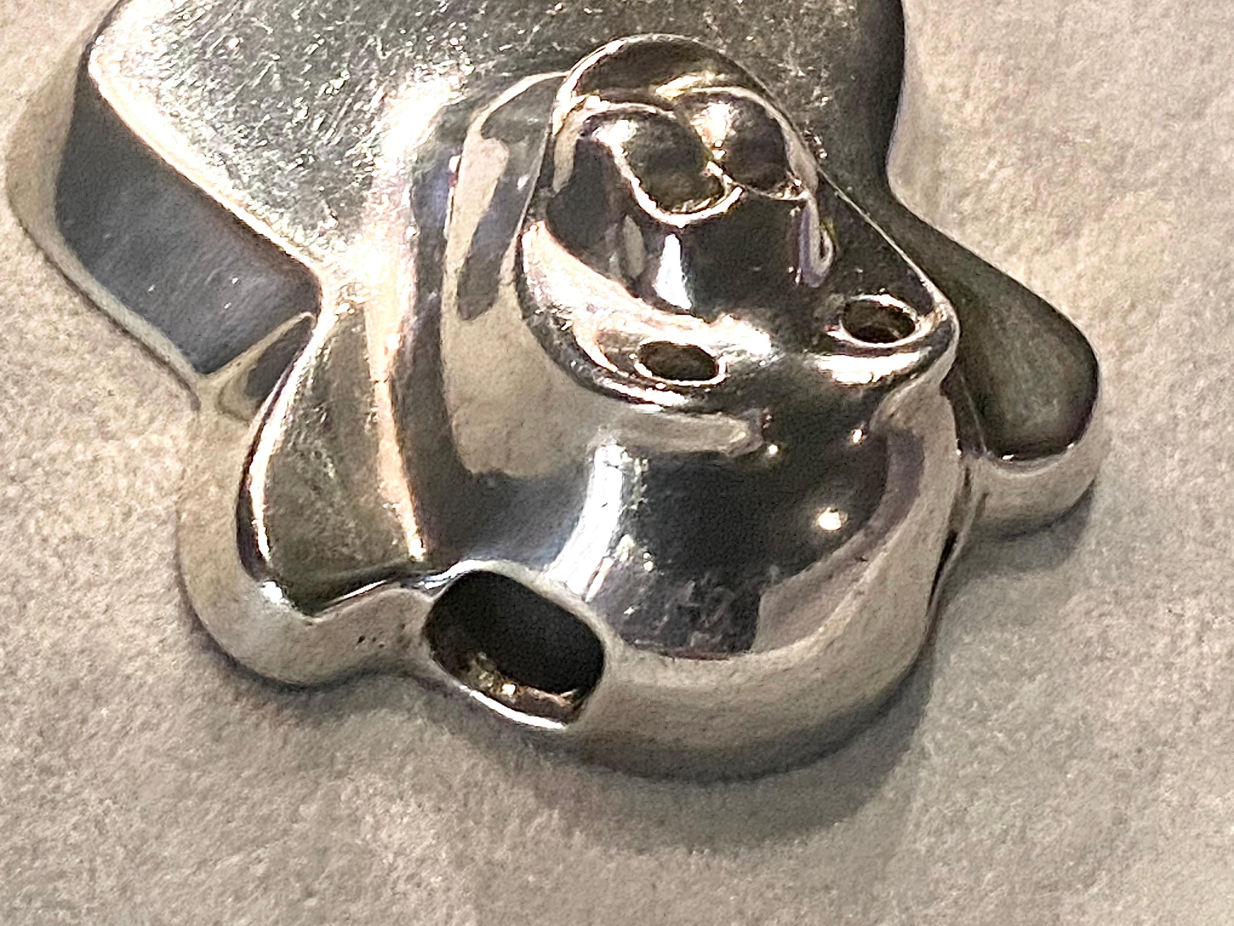 Brusca - Dante Sterling Silber Zoo Serie Gorilla Anhänger Halskette im Angebot 4