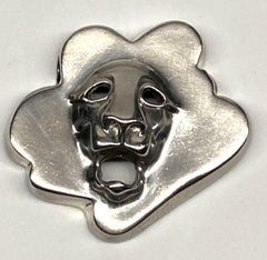 Brusca - Dante Sterling Silver Zoo Series Lion Pendant from 1976