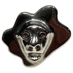 Brusca - Dante Sterling Silver Zoo Series Lion Ring from 1976