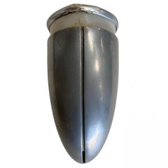 Brushed Aluminum Art Deco Style Wall Sconces, 12 Available