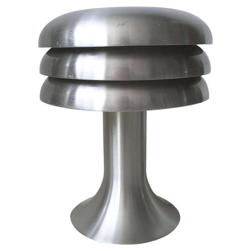 Lámpara de escritorio de aluminio cepillado de Hans-Agne Jakobsson, Modelo BN-25