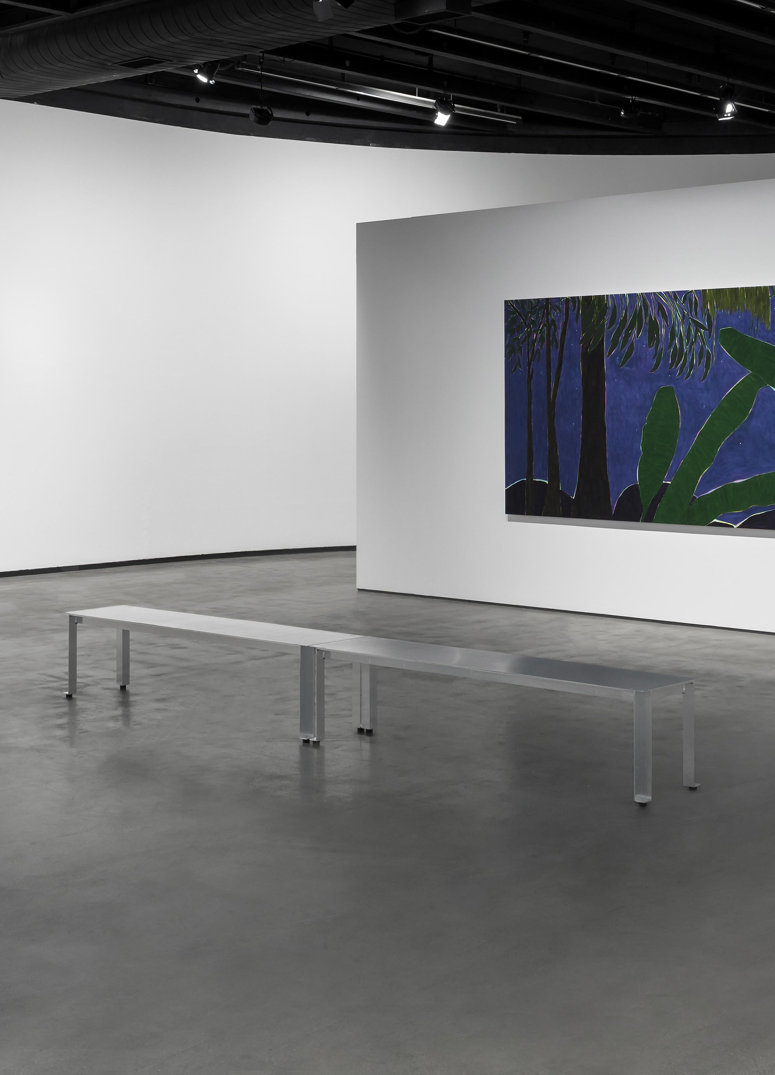Banc CANTO en aluminium anodisé brossé de Luiz Solano, Brésil 2023 Neuf - En vente à Sao Paulo, SP