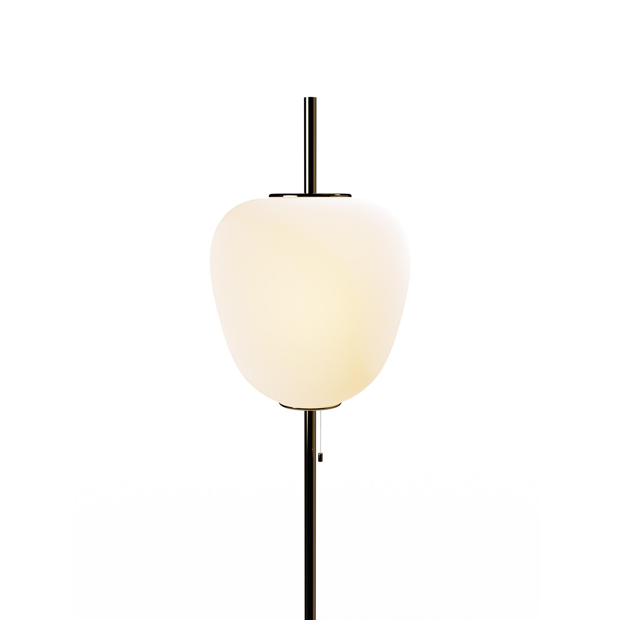 Brushed Brass J14 Floor Lamp by Disderot In New Condition For Sale In Geneve, CH