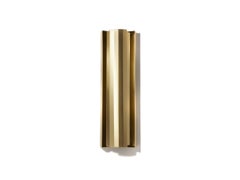 LETO 360 brushed Brass Wall Light with Mobile Fins