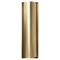 LETO 360 brushed Brass Wall Light with Mobile Fins