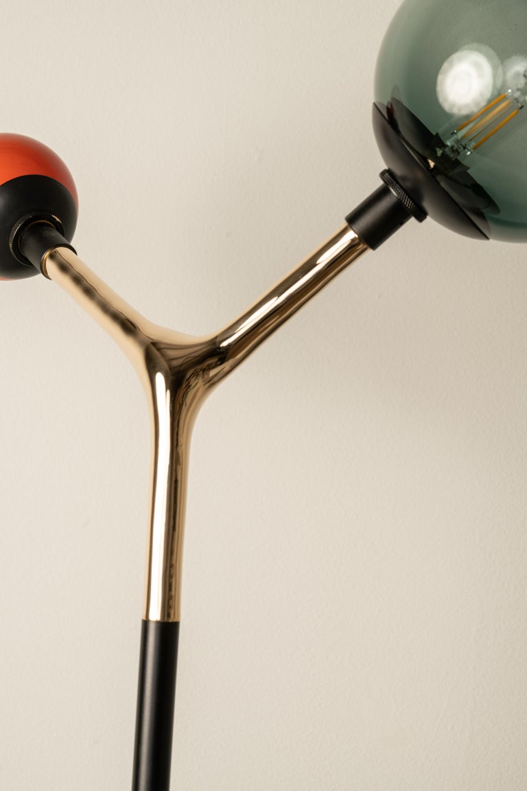 Mácula Table Lamp w/Lost-Wax Bronze, Customizable, Made in MX For Sale 5
