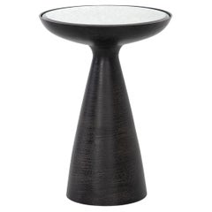 Brushed Bronze Pedestal Table