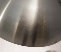 Mid-Century Modern Brushed Chrome Arc Desk Lamp