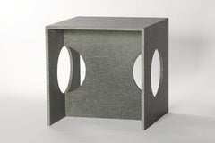 Brushed Diabase Hera Side Table by Studio Mohs
