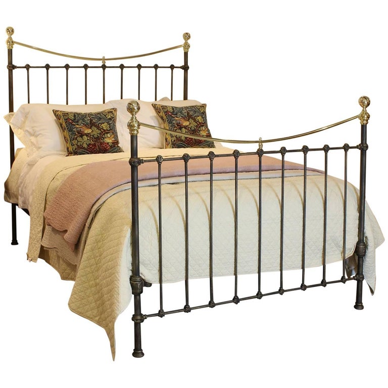 Brushed Gold Antique Bed, MK143 at 1stDibs