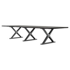 Brushed Oak 3 Leg Octroi Table by LK Edition
