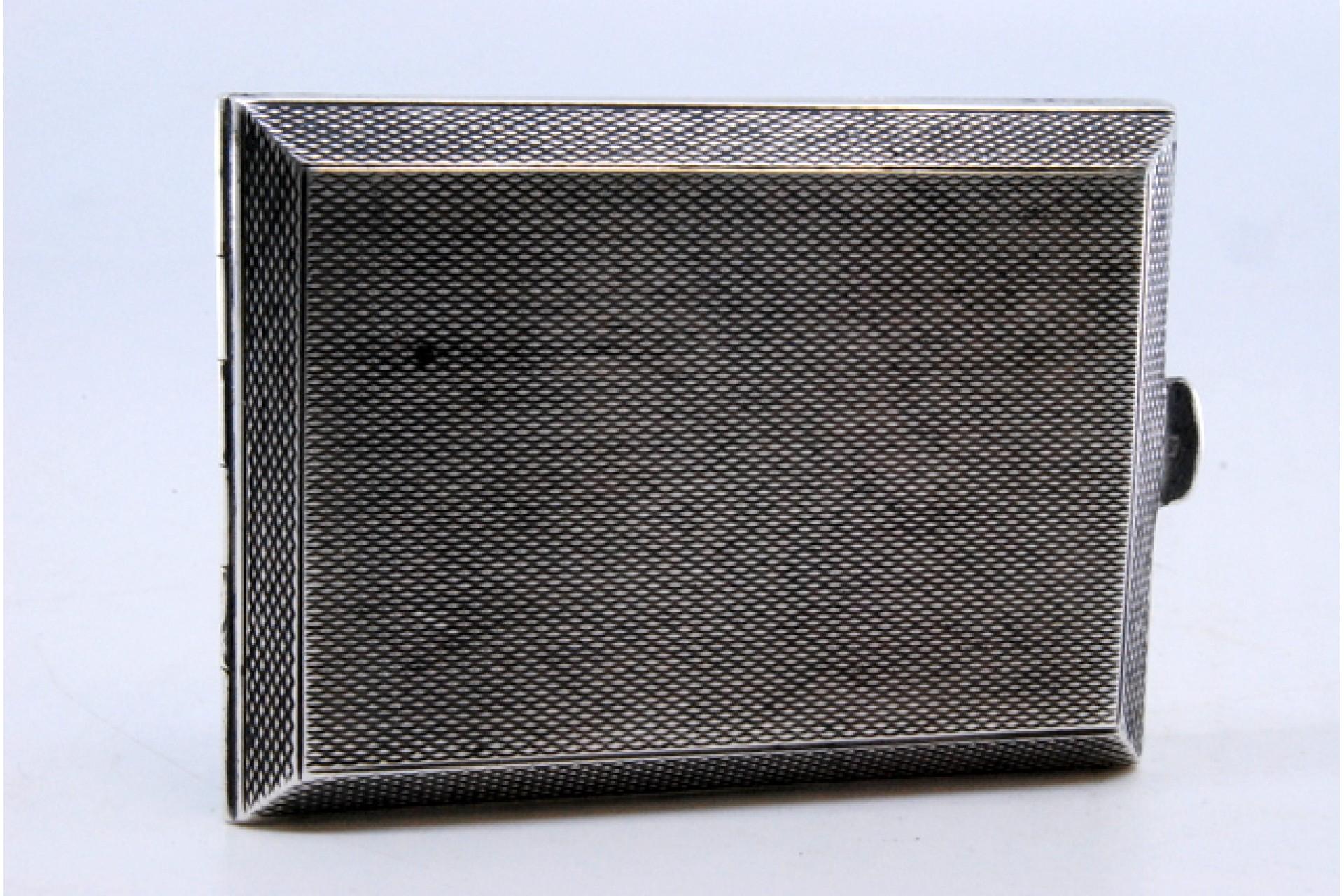Brushed silver matchbook en venta 2