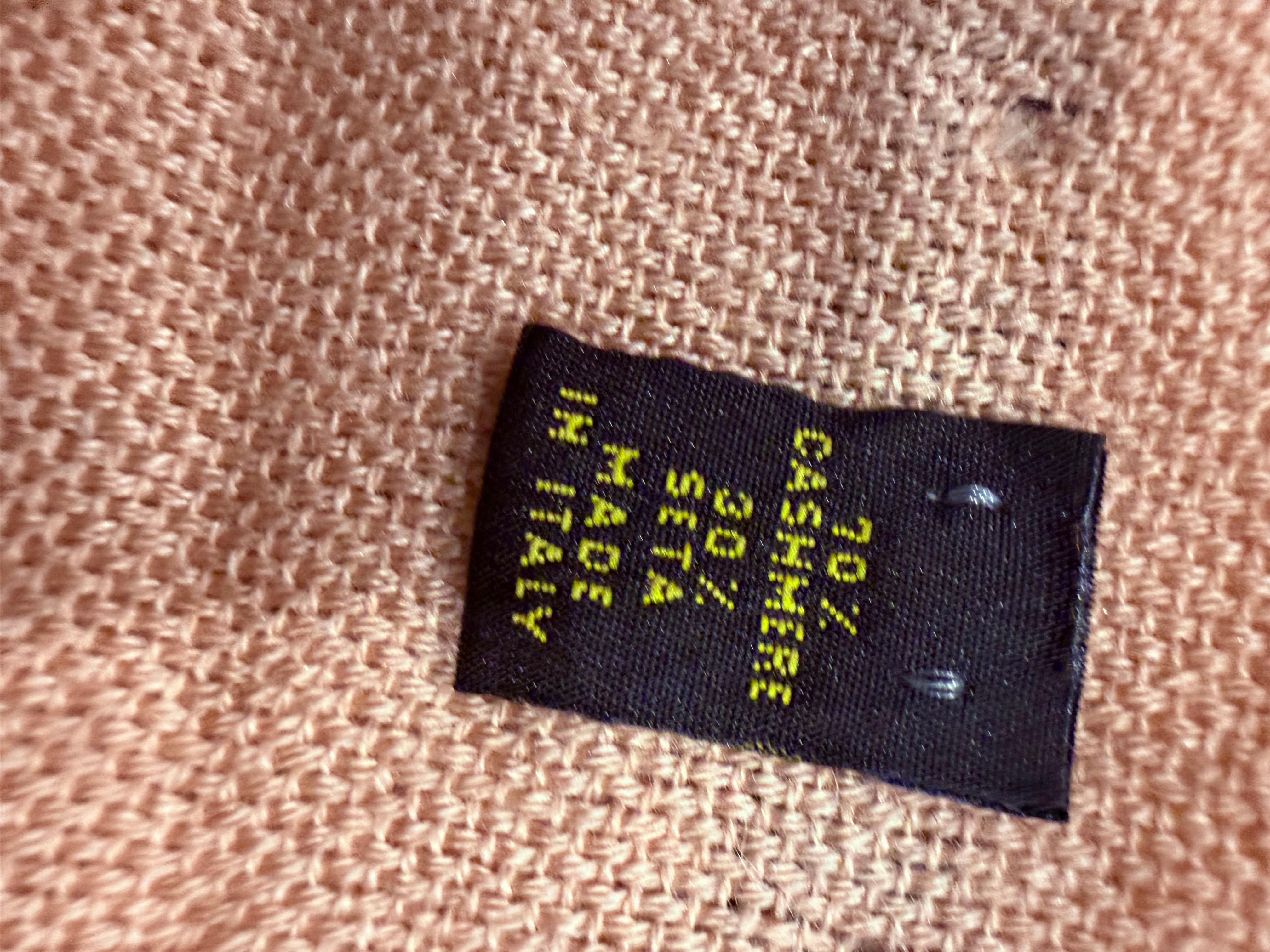 Brushed Smal Fringed Shawl/Stole/Scarf, 70 % Cashmere , Made in Italy, 55 