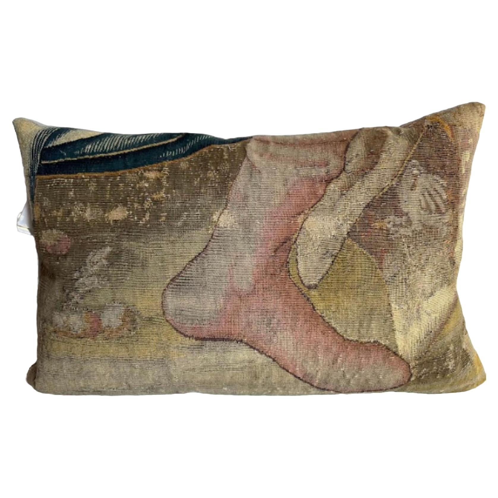 Brussel 16th Century Pillow - 26" X 16" For Sale