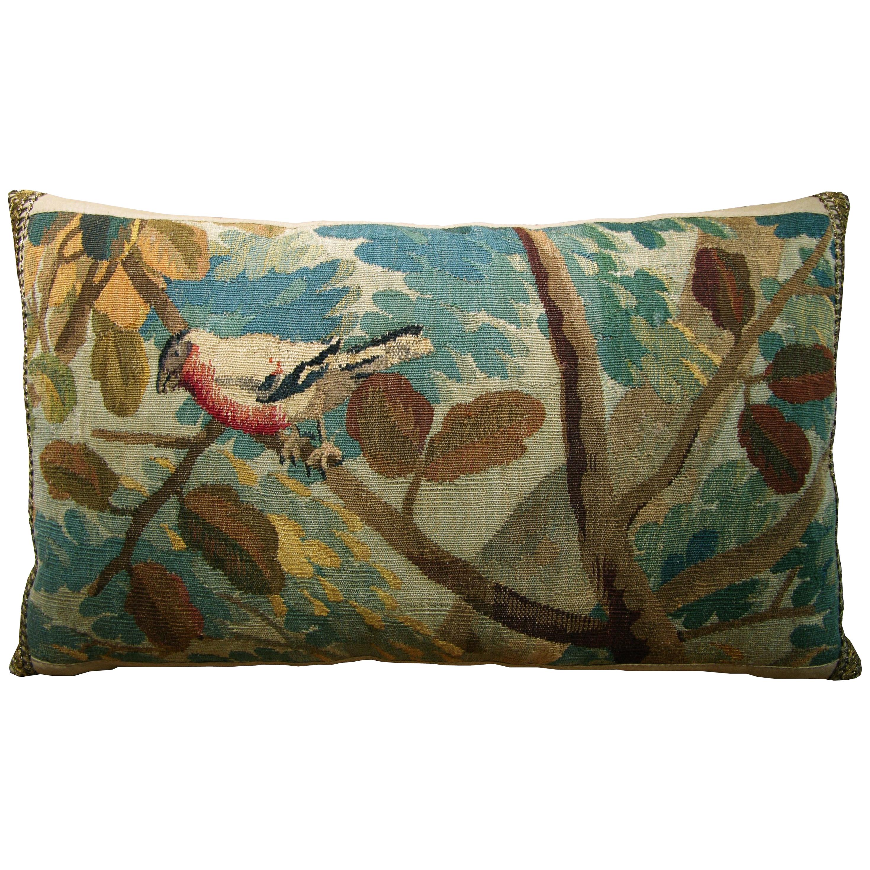Brussels Baroque a Tapestry Pillow, circa 17th Century 1710p :  Y & B Bolour For Sale