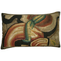 Brussels Baroque Tapestry Pillow circa 17th Century 1715p