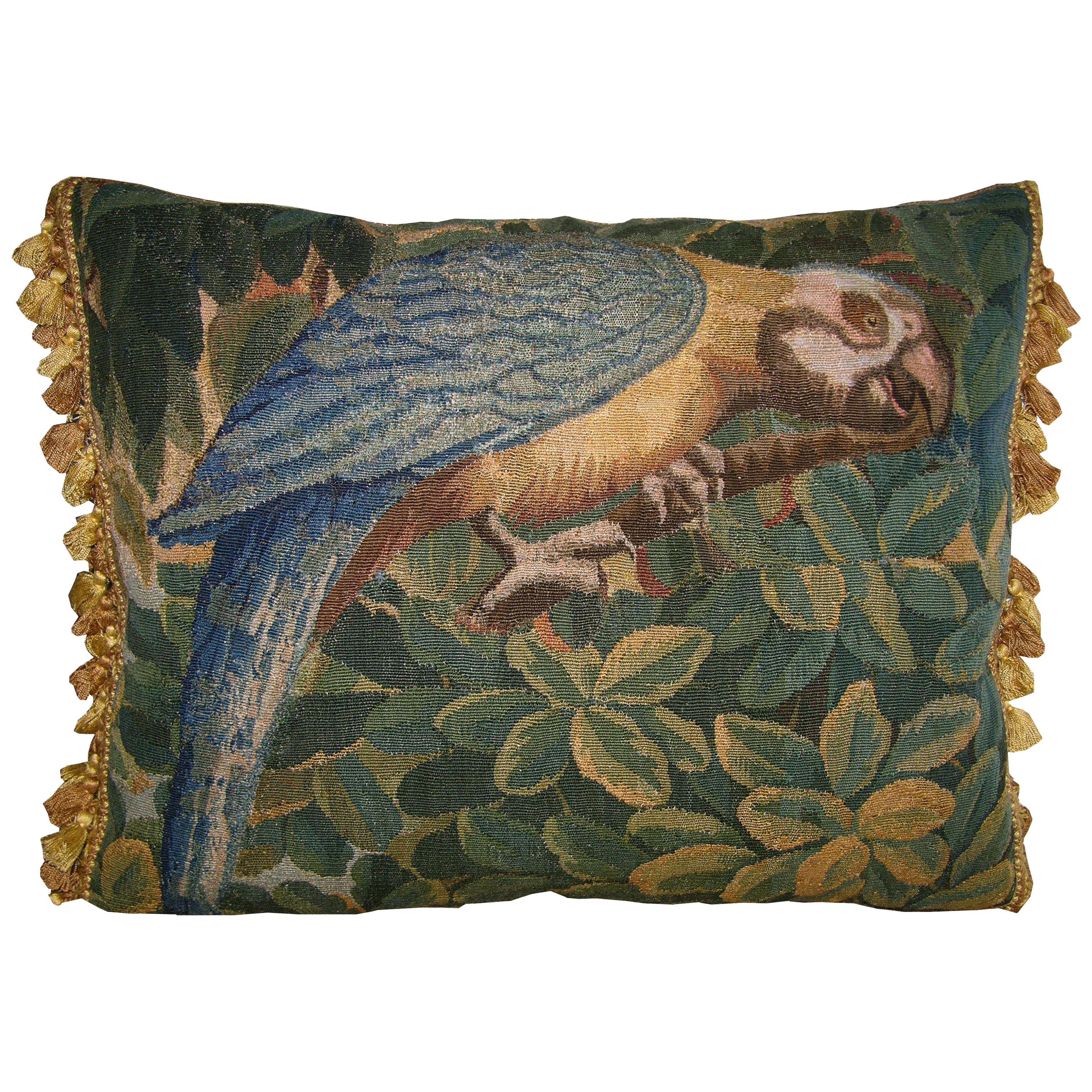Brussels Baroque Tapestry Pillow, circa 17th Century 1716p  