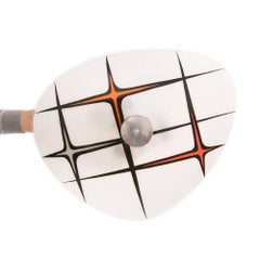 Brussels Era Glass Plate Light, Napako, circa 1960