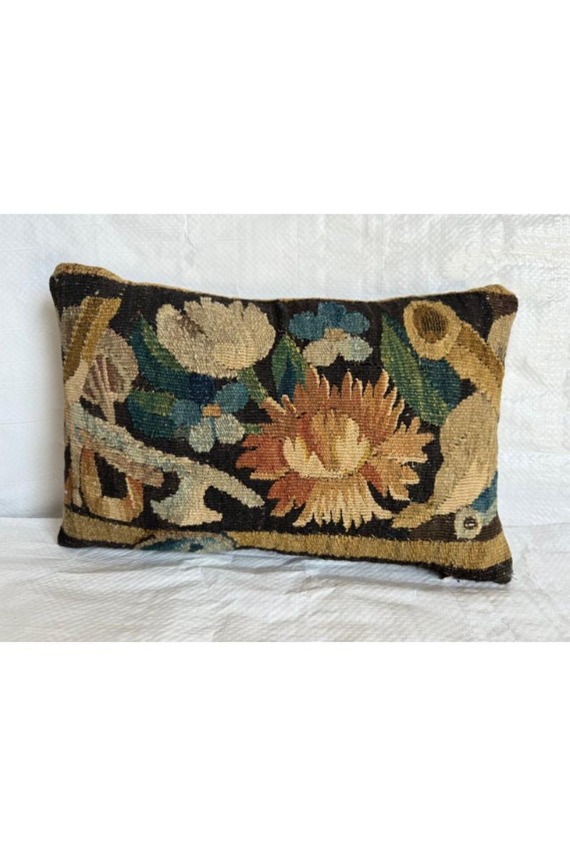 Bring home a piece of history with our Brussels Flemish 17th Century Tapestry Pillow. Measuring 15