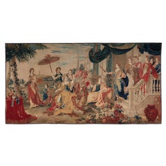 Vintage Brussels Late 17th Century Tapestry Asia from a Four Continents Series  9'4 x 18