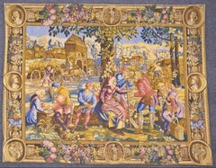 Brussels Mechanical Tapestry "The Harvests" 20th Century