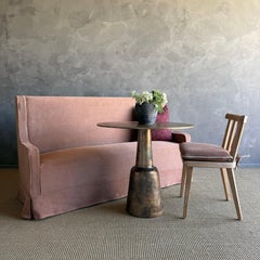 Brussels Slip Covered Settee Bench