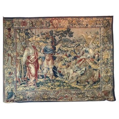 Brussels tapestry, battle scene, second half of the 16th century