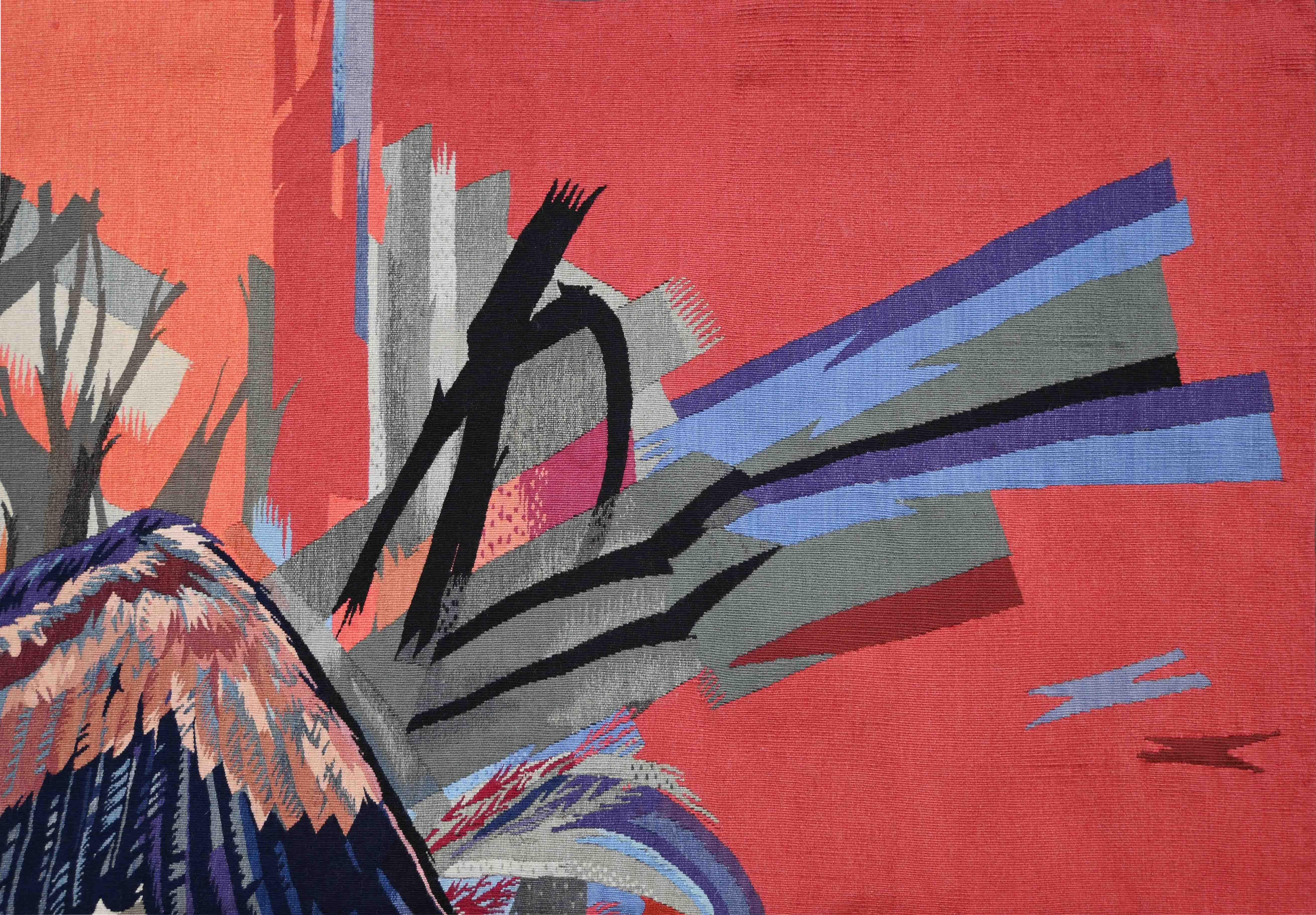 Brüsseler Wandteppich von BB Chaudoir - Vann Noten - L237xH147- N° 1614 (Moderne) im Angebot