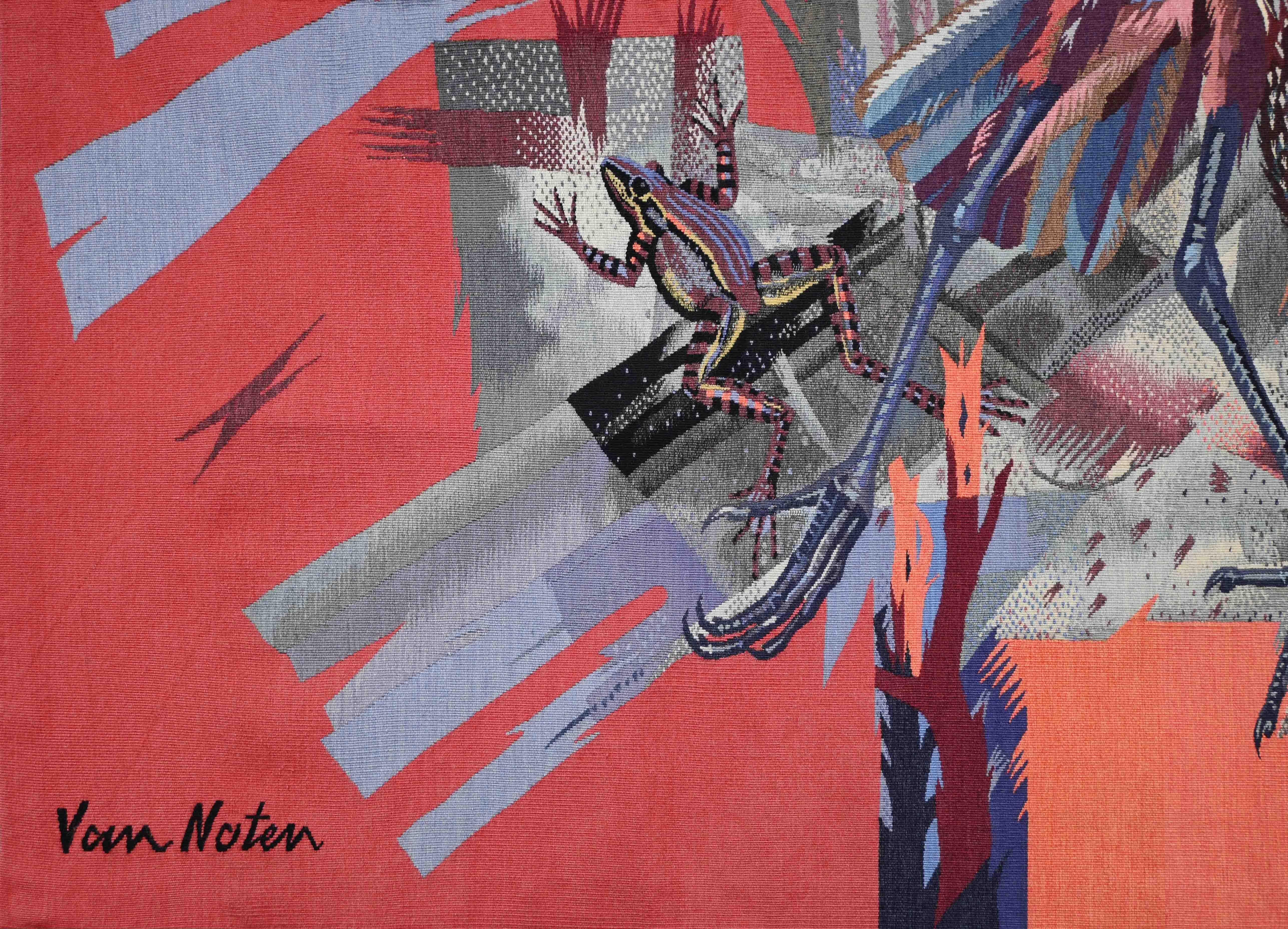 Brüsseler Wandteppich von BB Chaudoir - Vann Noten - L237xH147- N° 1614 (Handgewebt) im Angebot