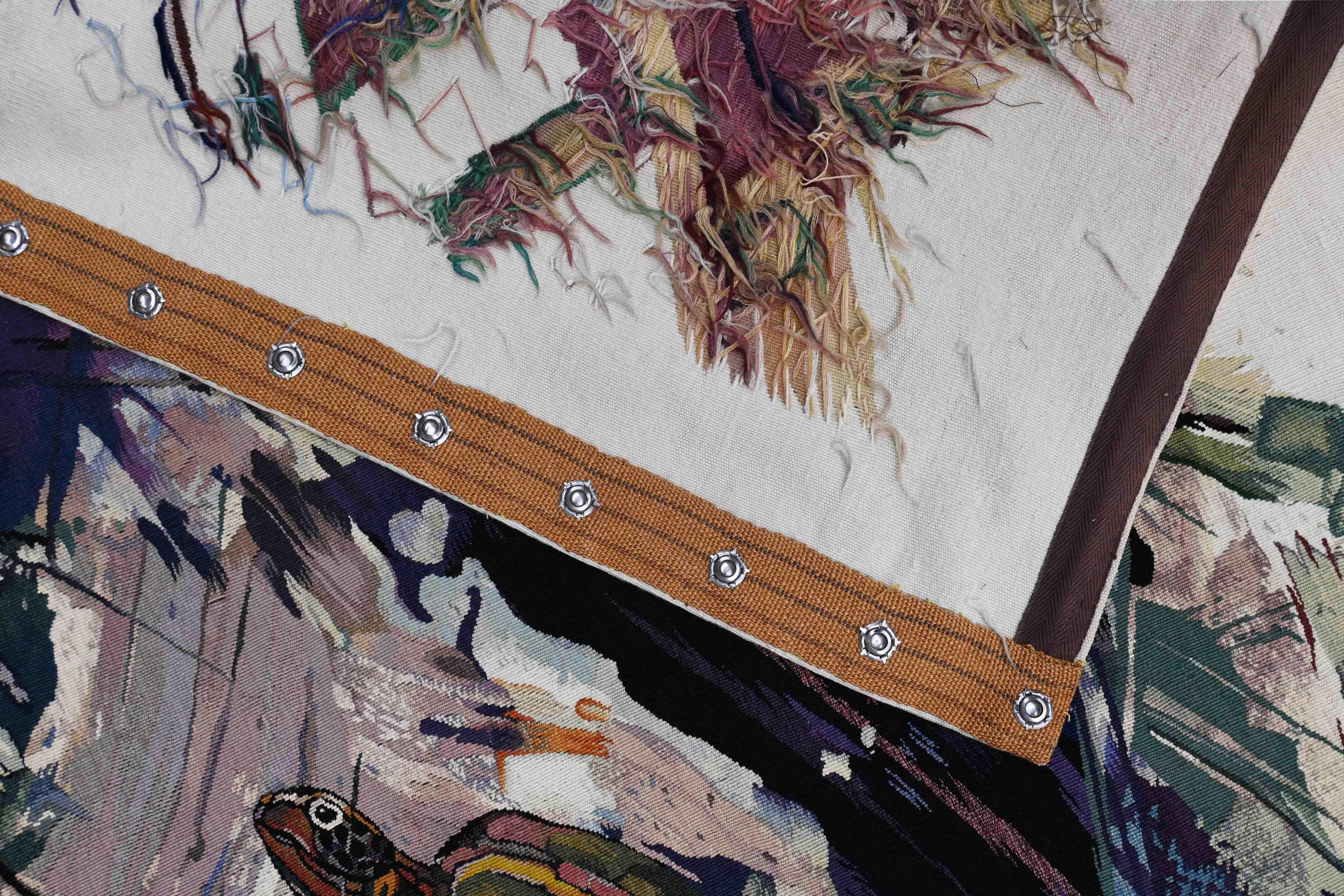 Modern Brussels Tapestry by Chaudoir Manufactory - By Vann Note - N° 1615 For Sale