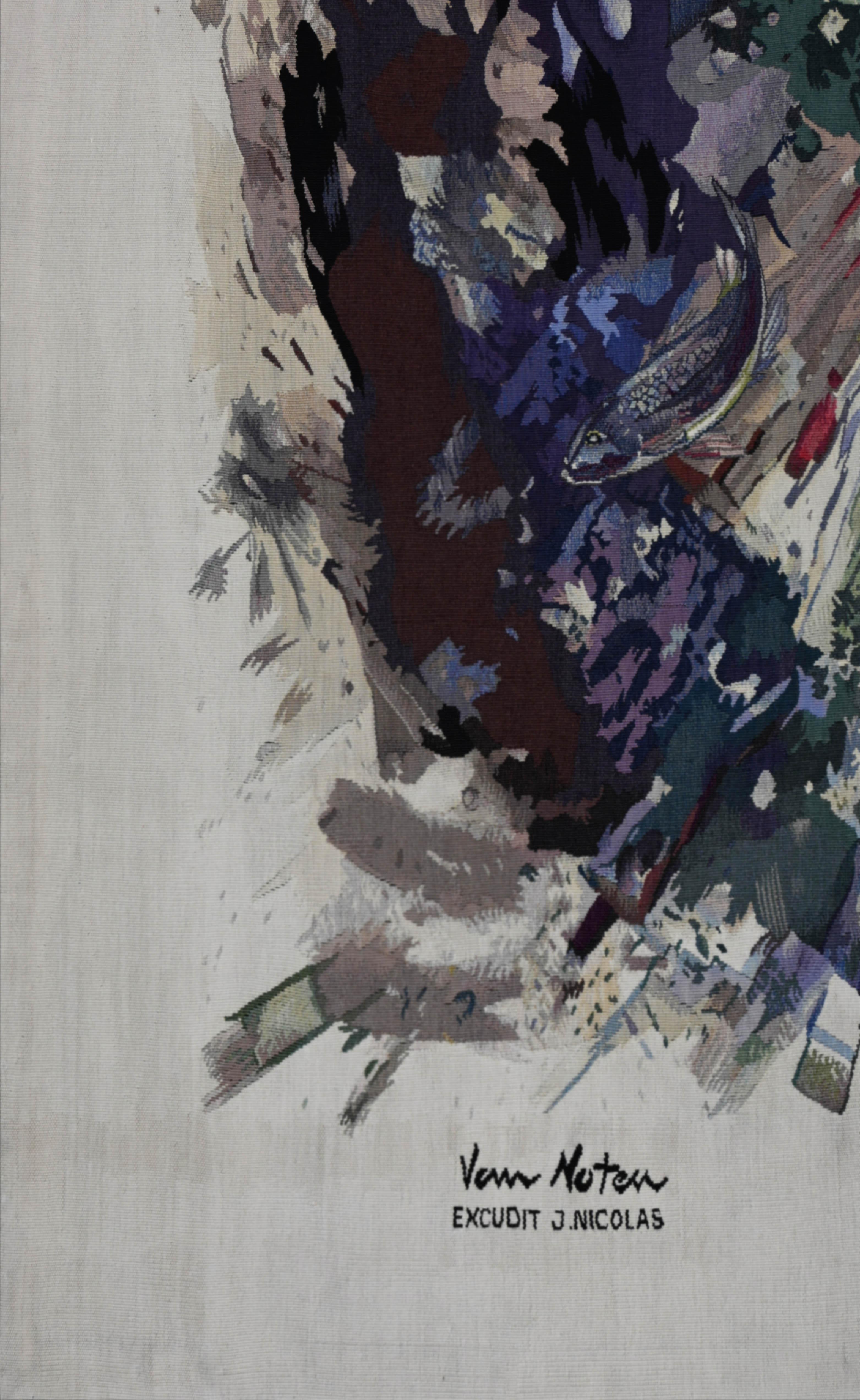 Belgian Brussels Tapestry by Chaudoir Manufactory - By Vann Note - N° 1615 For Sale