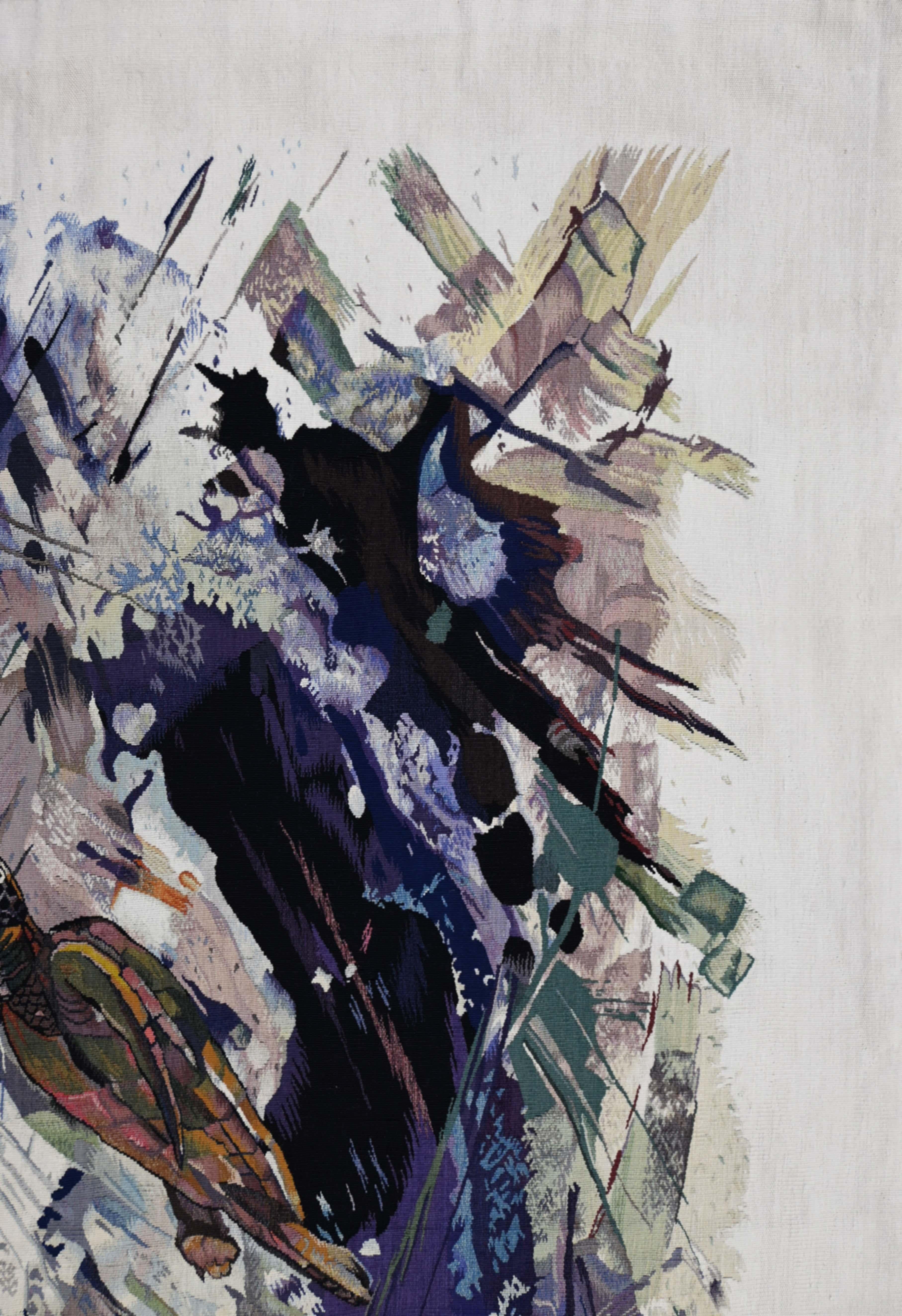 Hand-Woven Brussels Tapestry by Chaudoir Manufactory - By Vann Note - N° 1615 For Sale