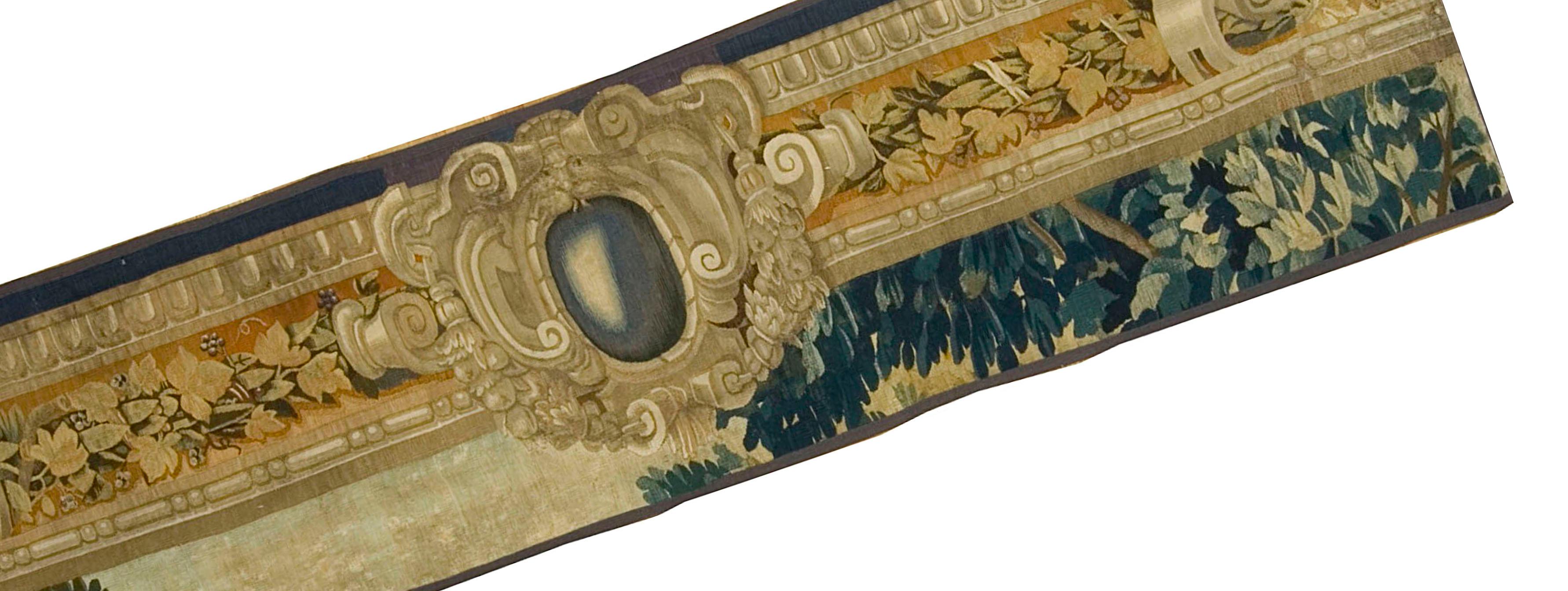 Belgian Brussels Tapestry Fragment, circa 1700