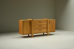 Brustalist oak sideboard, Belgium.