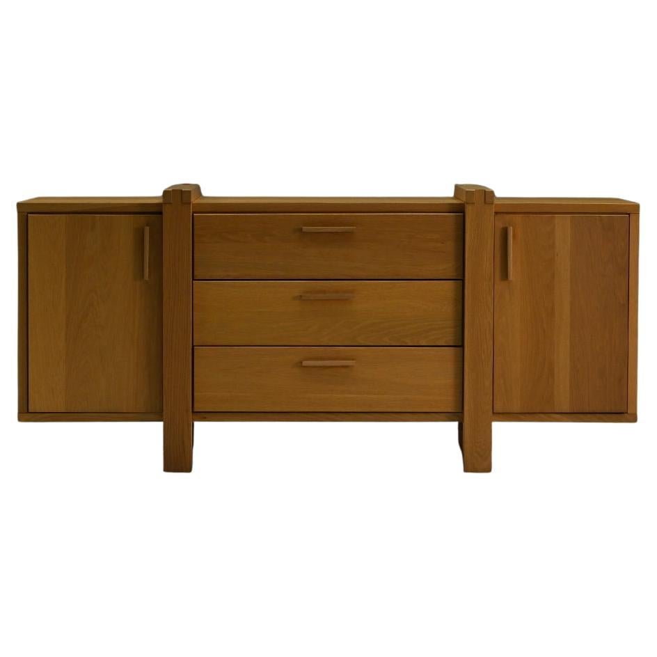 Brustalist oak sideboard, Belgium. For Sale