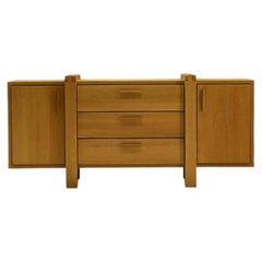 Brustalist oak sideboard, Belgium.
