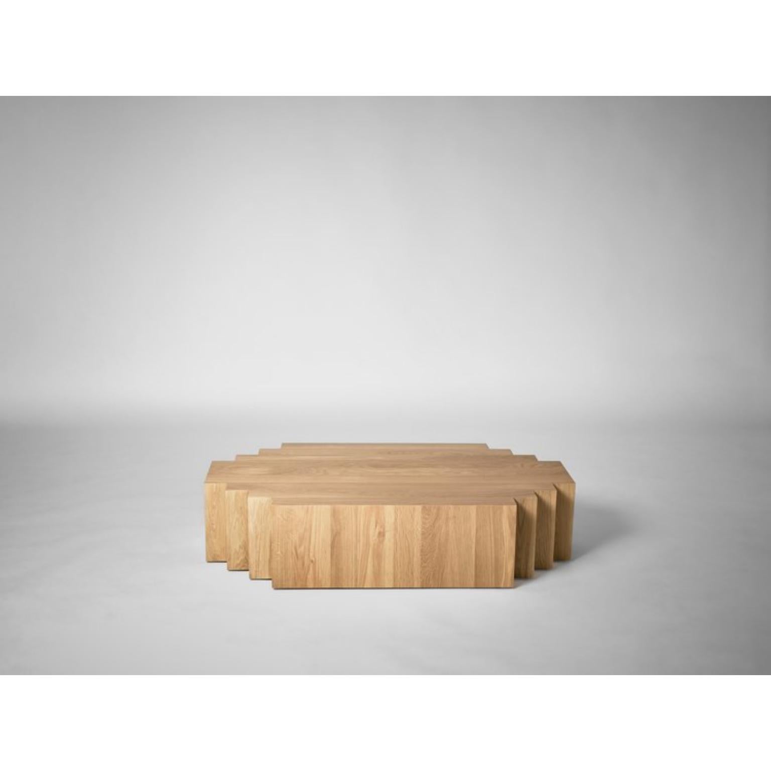 Tavolino Brut 135 in Oak Oak europeo verniciato opaco di Mokko Amsterdam
Dimensioni: D 75 x L 135 x H 30 cm. 
Materiali: Oak Oak.

Disponibile in diverse opzioni di materiali e dimensioni. Disegnato da Aad Bos e realizzato nei Paesi Bassi.