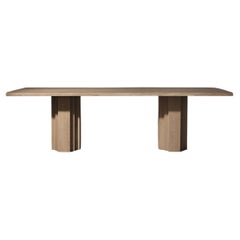 Brut 220 European Light Oak Rectangular Dining Table by Mokko Amsterdam